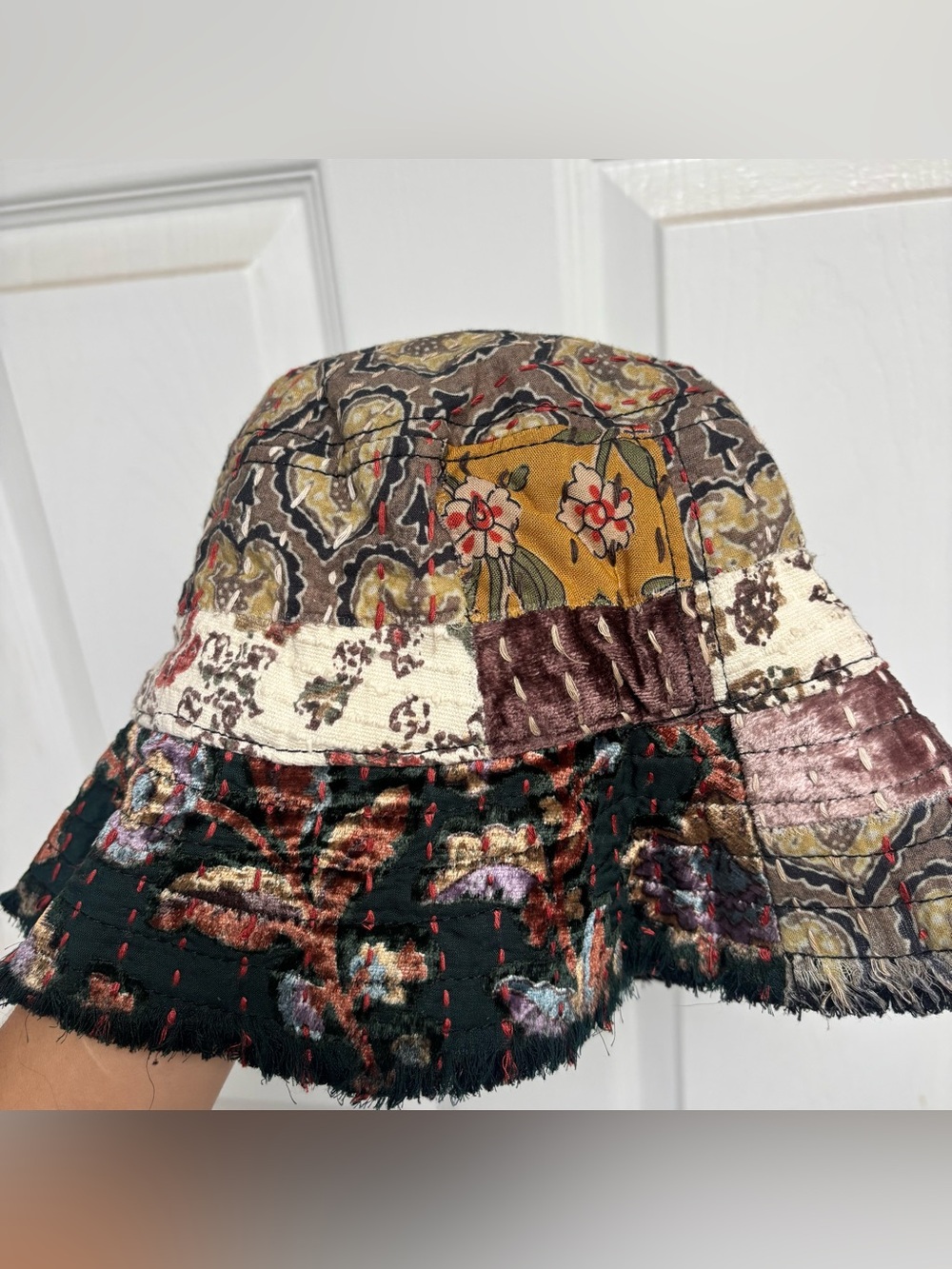 NWOT Cleo + Wolf Bucket Hat Patchwork